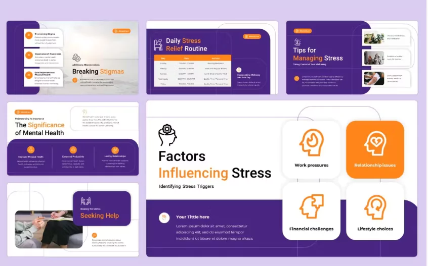 Discovering Mental Health PowerPoint Presentation Templates