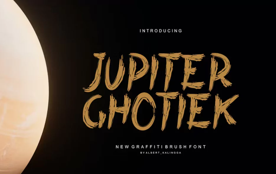 Jupiter Ghotiek Font Free Download